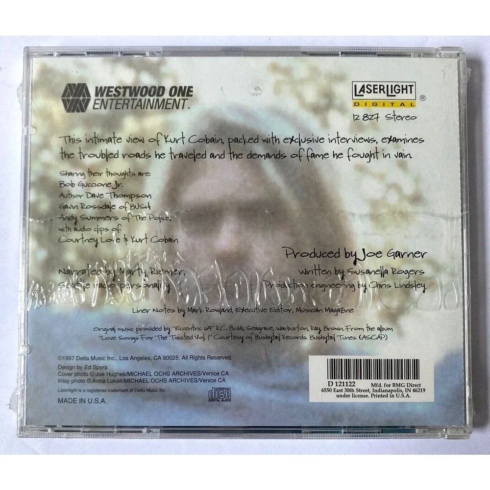 Kurt Cobain Laserlight Audio Book on CD 12 827 New Sealed Vintage 1997 - Picture 2 of 7